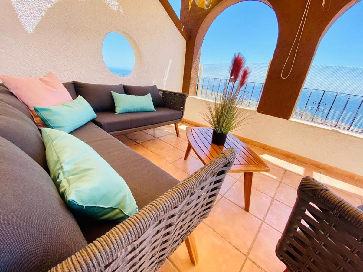 Fantástico apartamento con vistas panorámicas al mar Cumbre del Sol Exterior foto