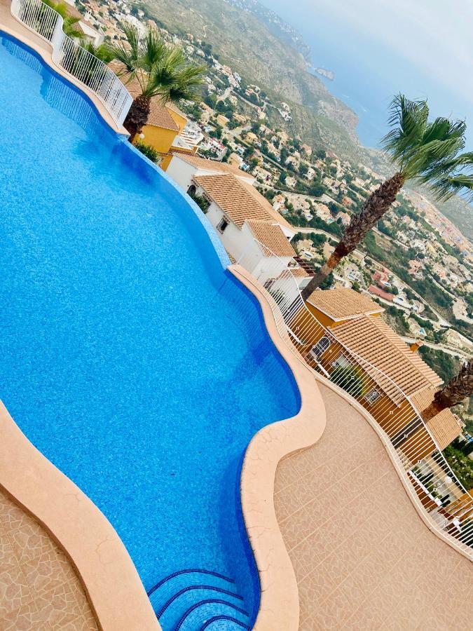 Fantástico apartamento con vistas panorámicas al mar Cumbre del Sol Exterior foto